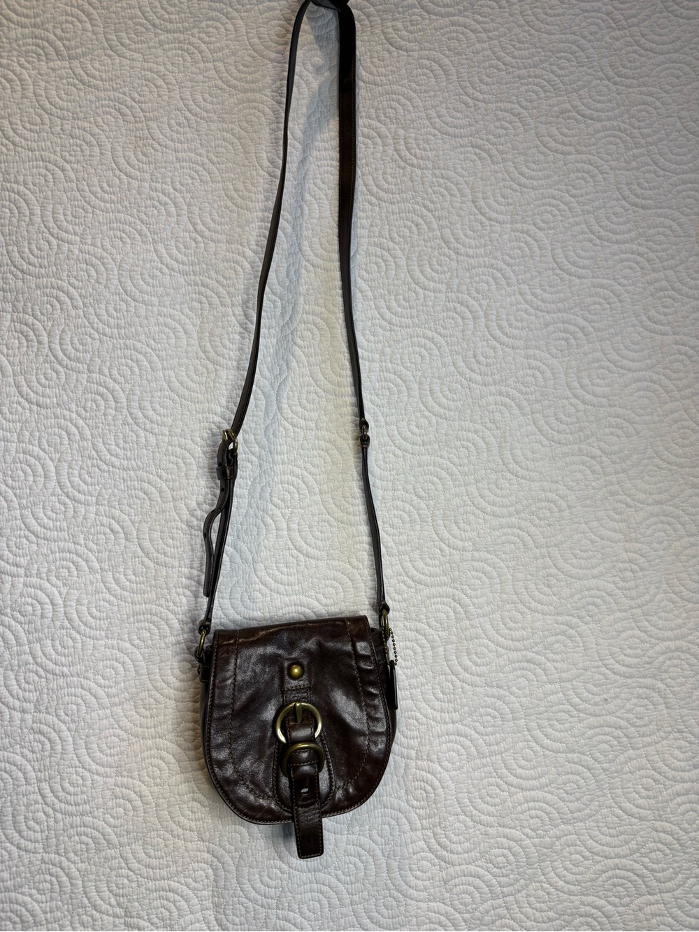 Coach Vintage Legacy Leather Garcia Mini Crossbody Bag Rare Boho - Picture 10 of 16